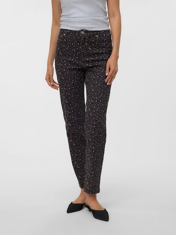 VERO MODA - Tapered Vaquero 'VMTessa' en marrón: frente