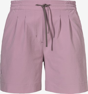 Schöffel Trousers 'Gharra' in Pink: front