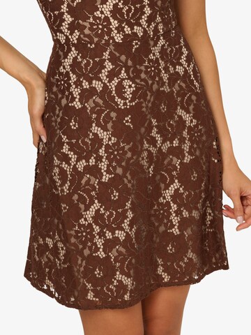 Adrianna Papell Cocktail Dress 'Lace' in Brown