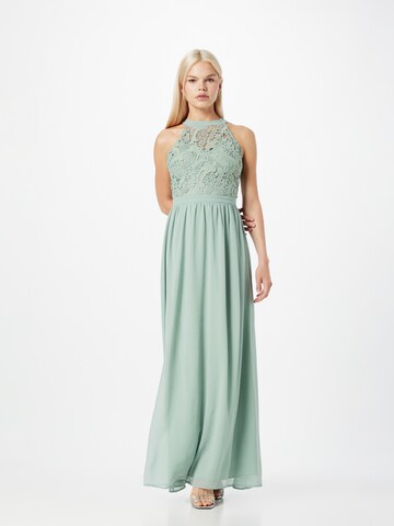 Lipsy Evening Dress in Green: front