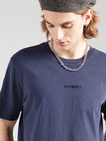 Superdry T-shirt i blå