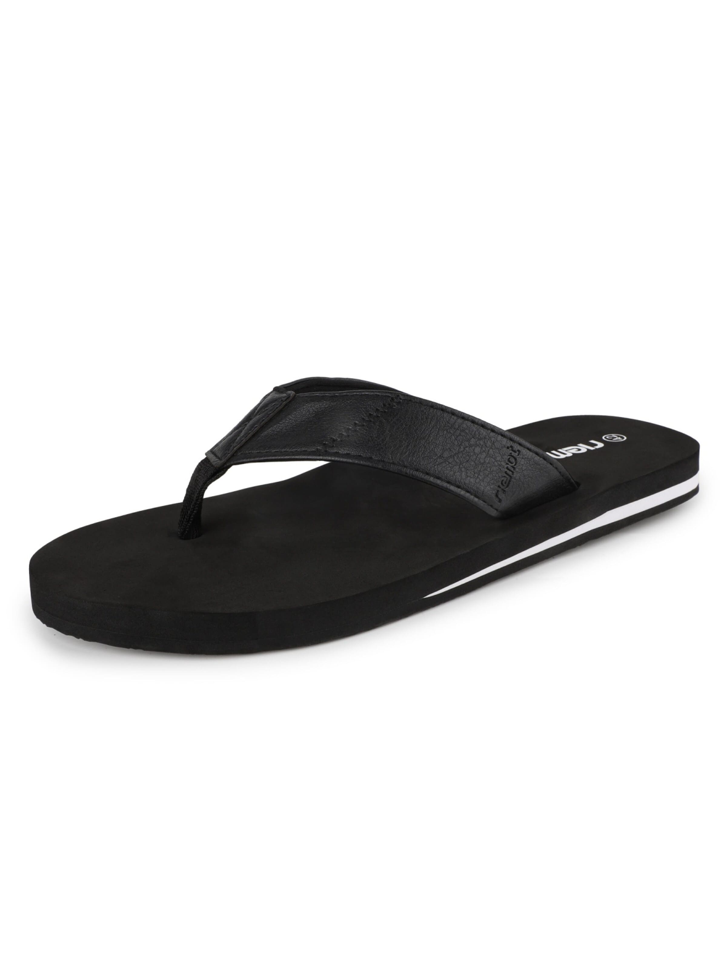 riemot T-Bar Sandals in Black: front