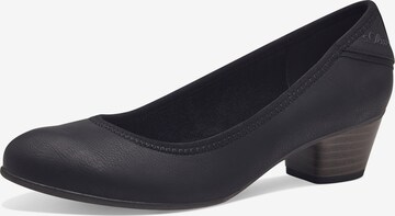 s.Oliver - Zapatos con plataforma en negro: frente