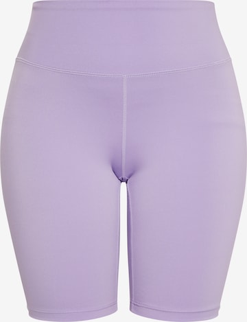 Skinny Leggings IZIA en violet : devant