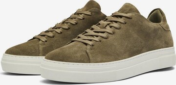 SELECTED HOMME Låg sneaker 'David' i grön