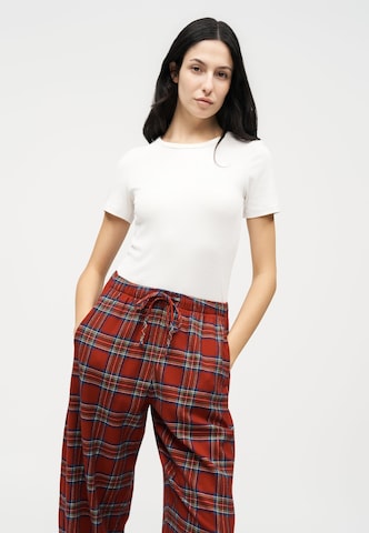 Pantaloncini da pigiama di Abercrombie & Fitch in rosso: frontale
