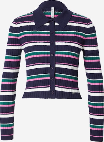 Pepe Jeans Knit Cardigan 'Barbora' in Blue: front