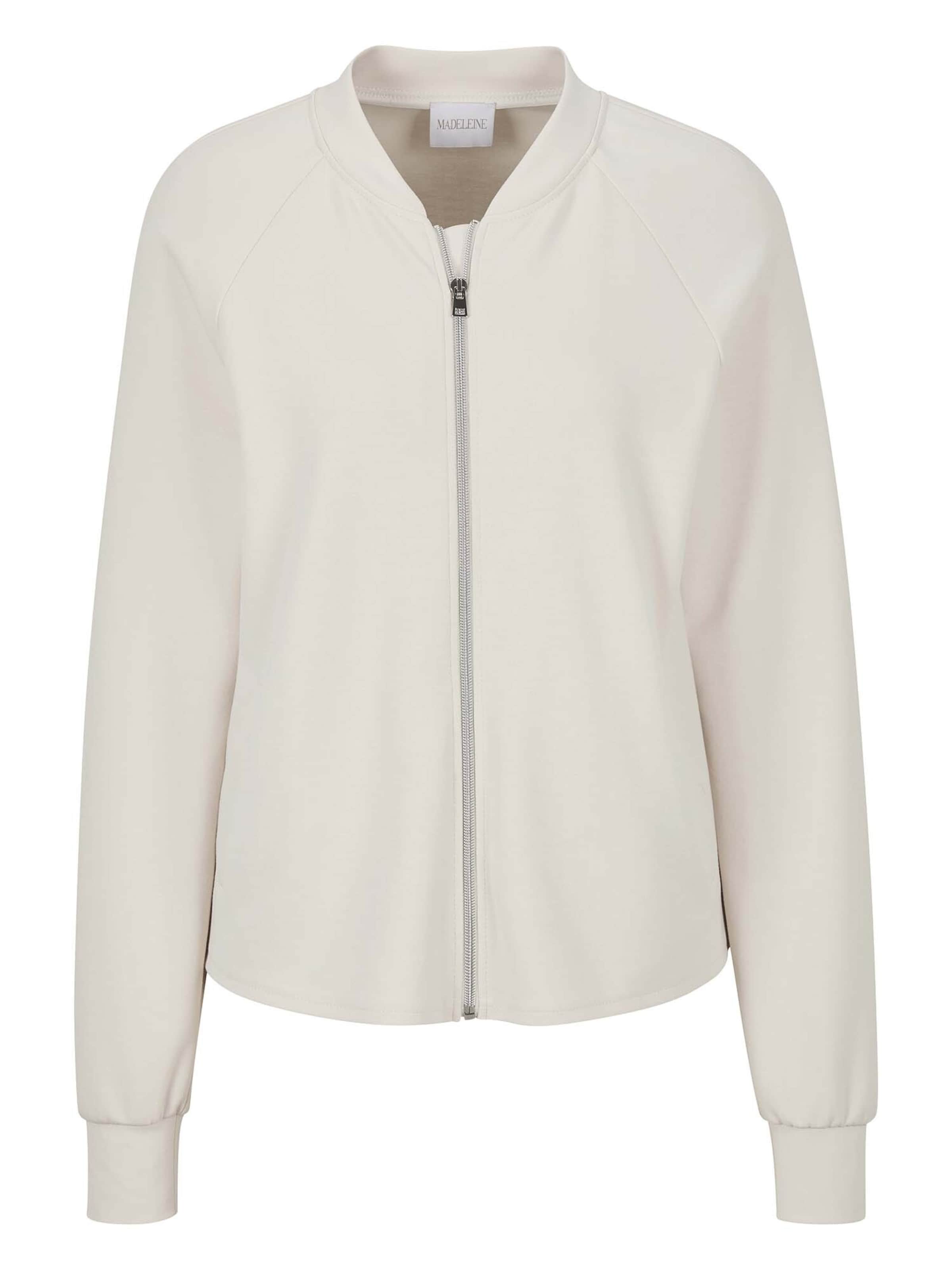 MADELEINE Tussenjas in Wit: voorkant