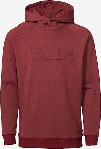 VAUDE Sportsweatshirt 'Mineo' in Rood: voorkant