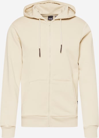 Only & Sons Sweat jacket 'CERES' in Beige: front