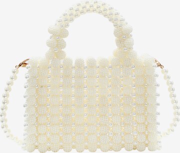 myMo at night Handbag in White: front