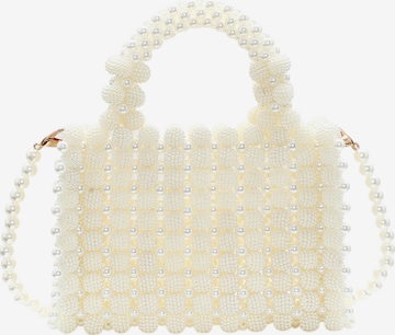 myMo at night Handbag in White: front