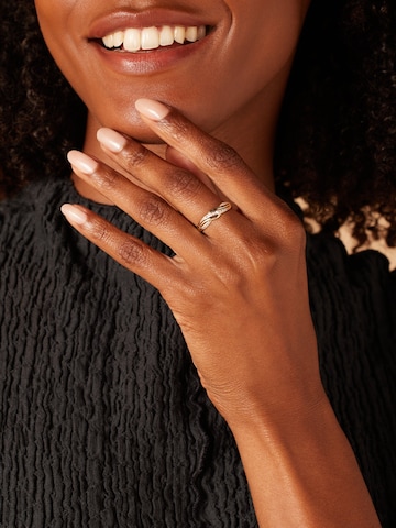Lucardi Ring in Goud: voorkant