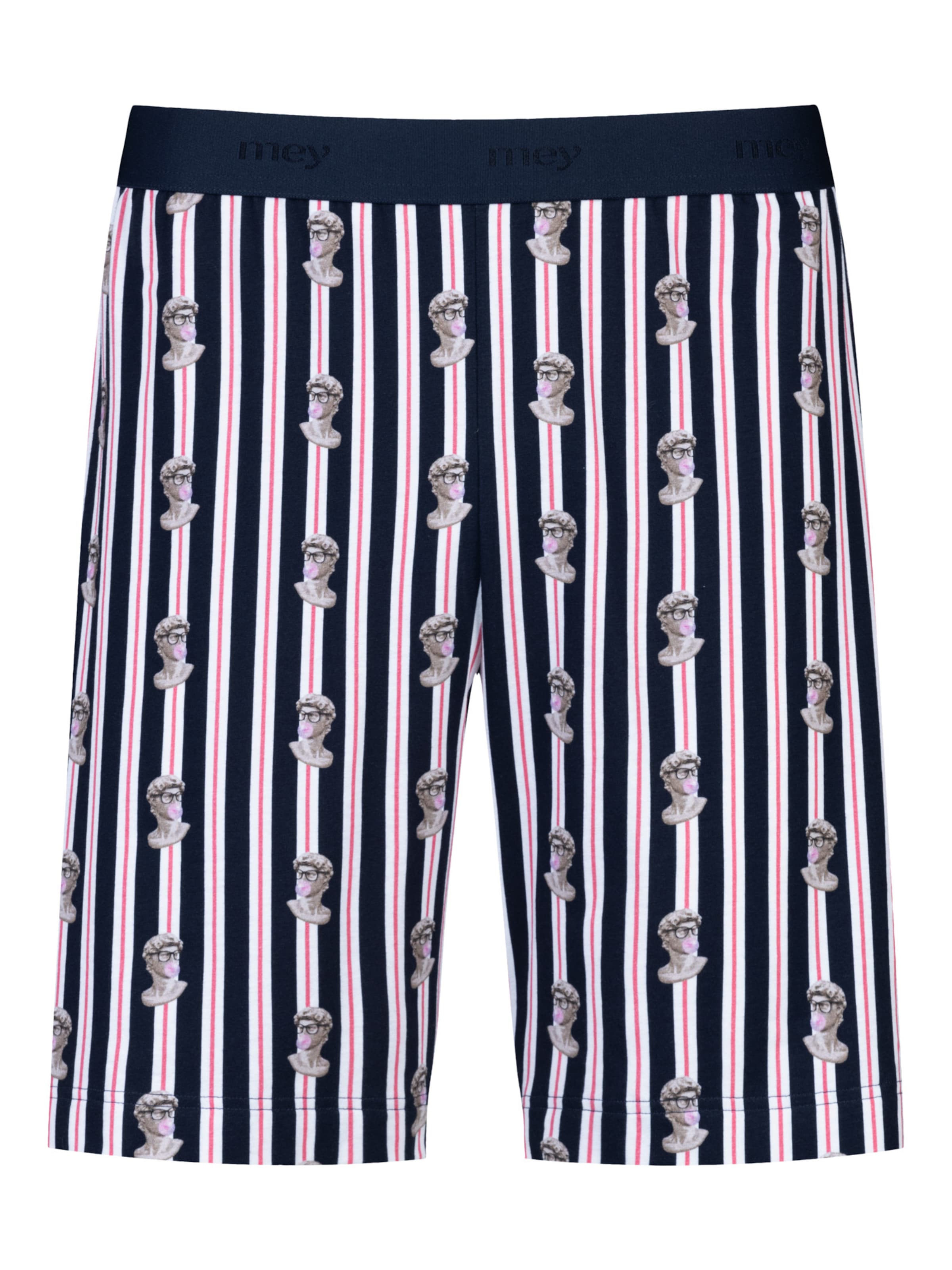 Mey Pajama pants 'Marble Muse' in Blue: front