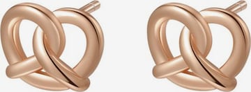 Hey Happiness Ohrringe 'Pretzel Delight' in Gold: Vorderseite