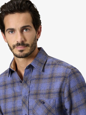 BABISTA Regular fit Button Up Shirt ' Milantara ' in Blue