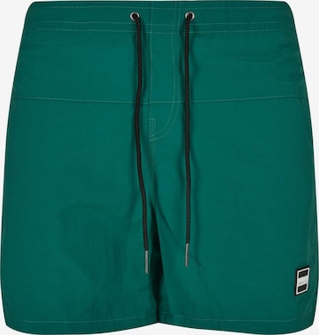 Urban Classics Ujumispüksid, värv roheline: eest vaates