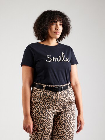 ONLY Carmakoma Shirt 'CARAmy' in Zwart: voorkant