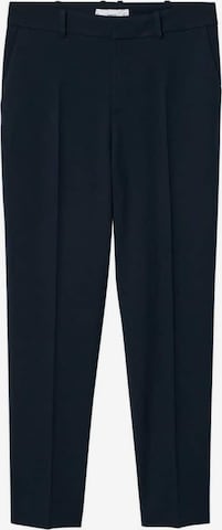 MANGO Pleated Pants 'Boreal' in Blue: front