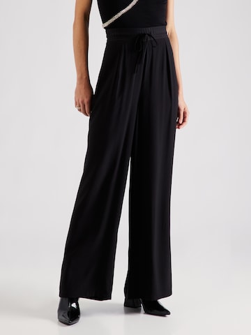 Guido Maria Kretschmer Women Wide leg Broek 'Janay' in Zwart: voorkant