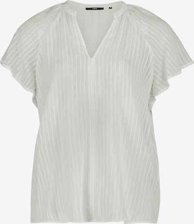 zero Bluse mit V-Ausschnitt in XS in offwhite, Produktansicht