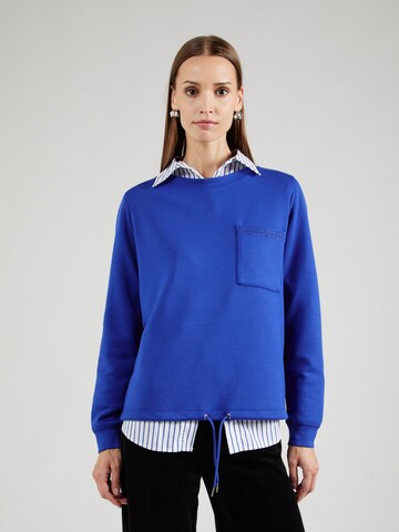 TOM TAILOR Sweatshirt in Blauw: voorkant