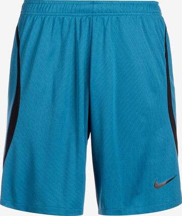 NIKE Loosefit Sportbroek 'Dri-Fit Strike' in Blauw: voorkant