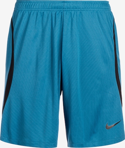 NIKE Sportbroek 'Dri-Fit Strike' in de kleur Blauw / Zwart / Wit, Productweergave
