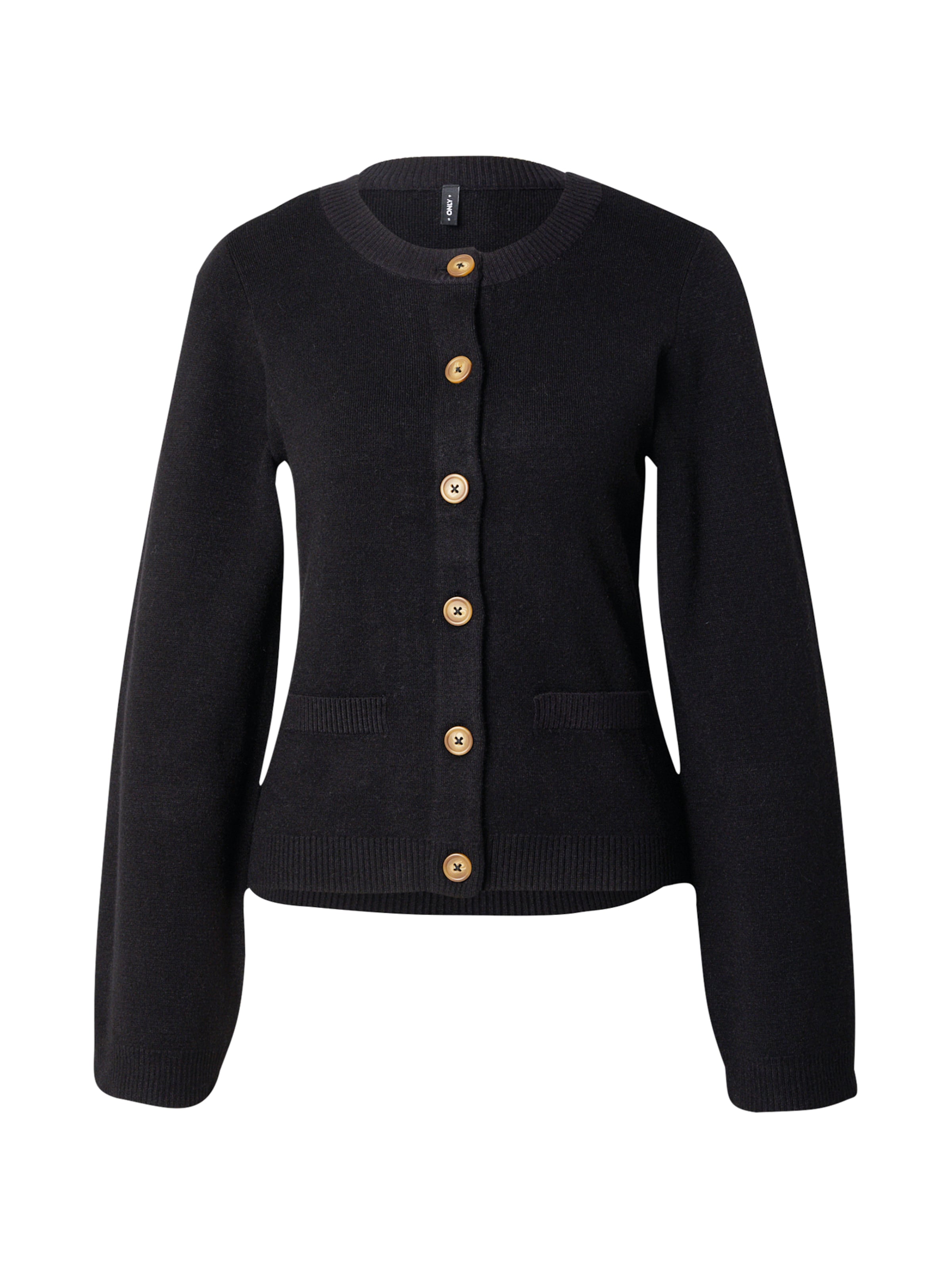 ONLY Kardigan 'ONLIBI ELLA' – černá: přední strana