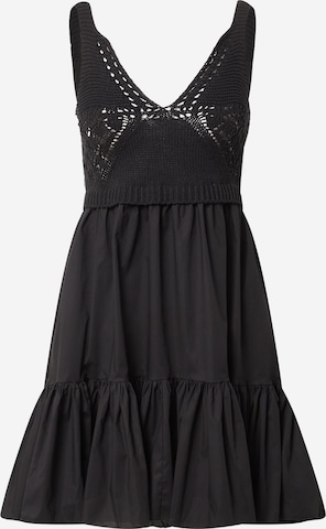 PINKO - Vestido de gala 'FERMIO' en negro: frente