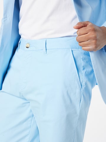 mėlyna SCOTCH & SODA Standartinis „Chino“ stiliaus kelnės 'Stuart'