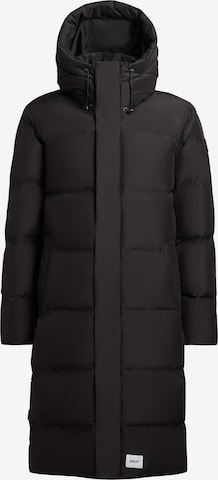 Cappotto invernale 'Stig' di khujo in nero: frontale