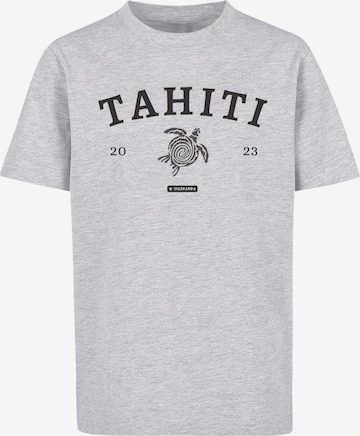F4NT4STIC Shirt 'Tahiti' in Grijs: voorkant
