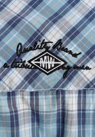 Man's World Regular fit Button Up Shirt in Blue