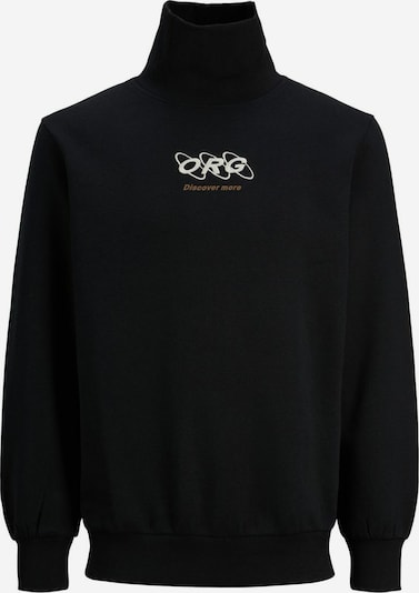 JACK & JONES Sweatshirt in braun / schwarz / weiß, Produktansicht