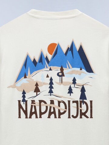 balts NAPAPIJRI T-Krekls '6C41'