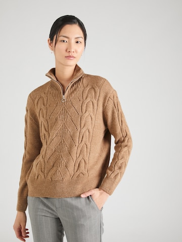 ONLY Sweater 'LEISE' in Beige: front