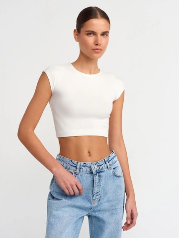 Dilvin Blouse 'Blusen' in Wit: voorkant