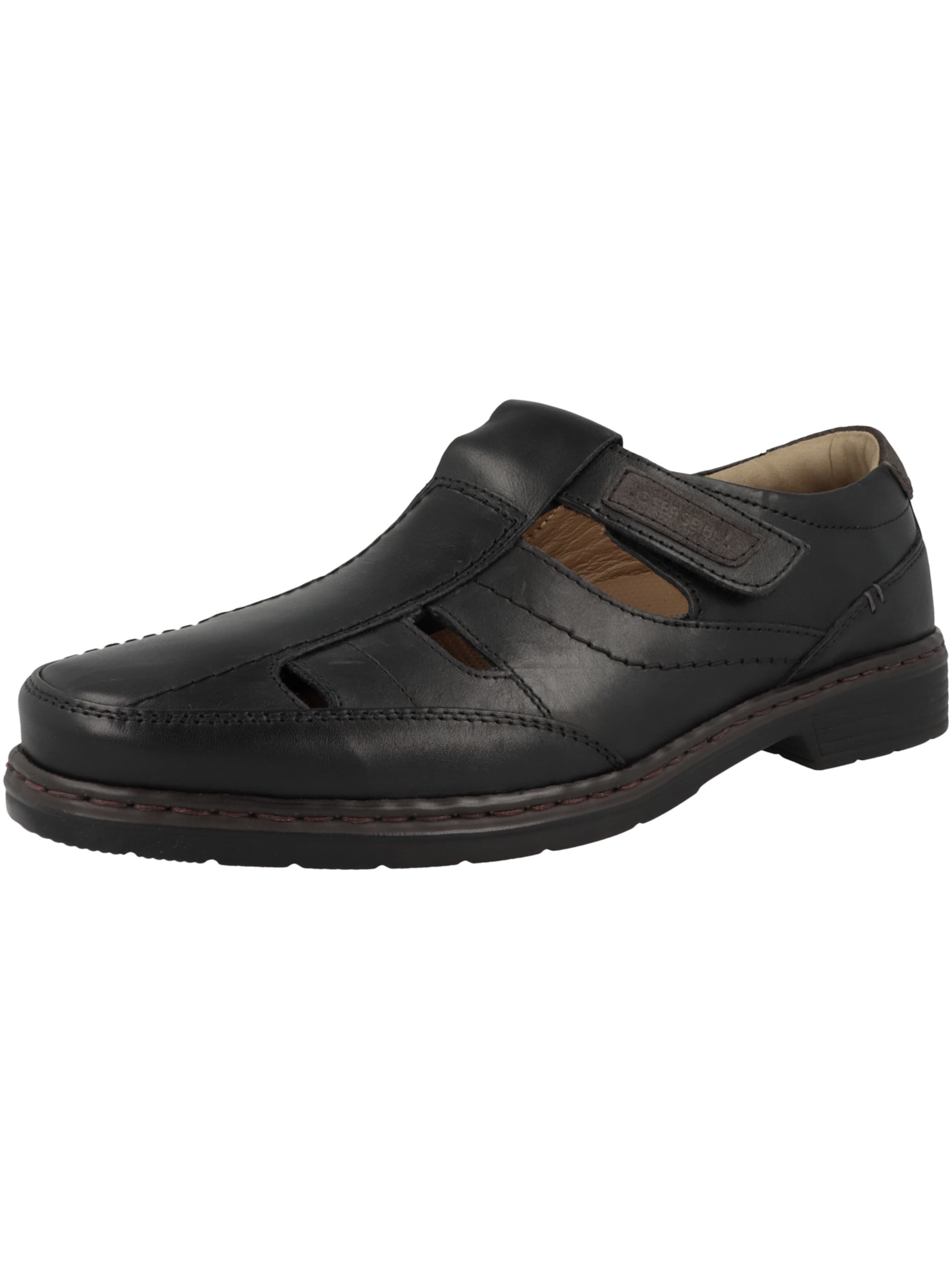 JOSEF SEIBEL Slipper 'Alastair 08' in Schwarz: Vorderseite