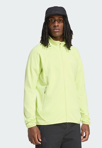 Giacca di pile funzionale 'Xperior' di ADIDAS TERREX in verde: frontale