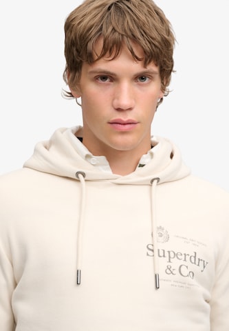 Superdry & Co Sweatshirt '1954 Company' in Beige