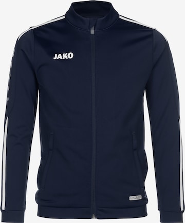 JAKO Athletic Jacket 'Striker 2.0' in Blue: front