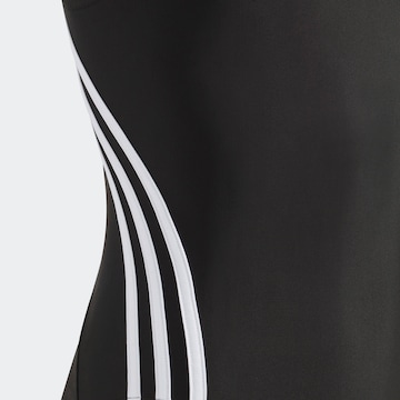 ADIDAS PERFORMANCE Minimiser Athletic Swimwear '3-Stripes' in Black