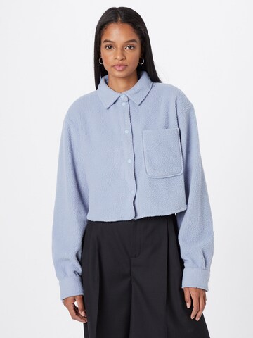 WEEKDAY Blouse in Blauw: voorkant