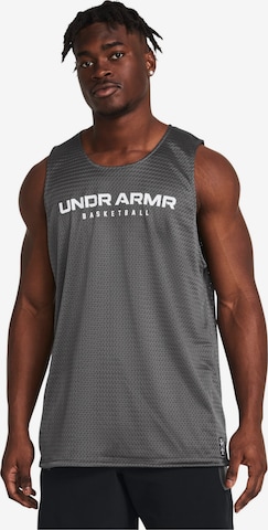 UNDER ARMOUR - Camiseta 'Under Armour Baseline Reversible Tank' en gris: frente