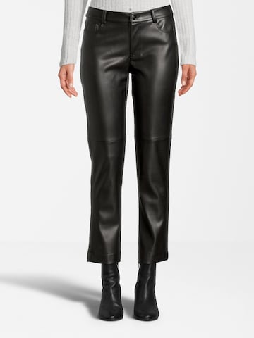 Orsay Slim fit Pants 'Straightpu' in Black: front