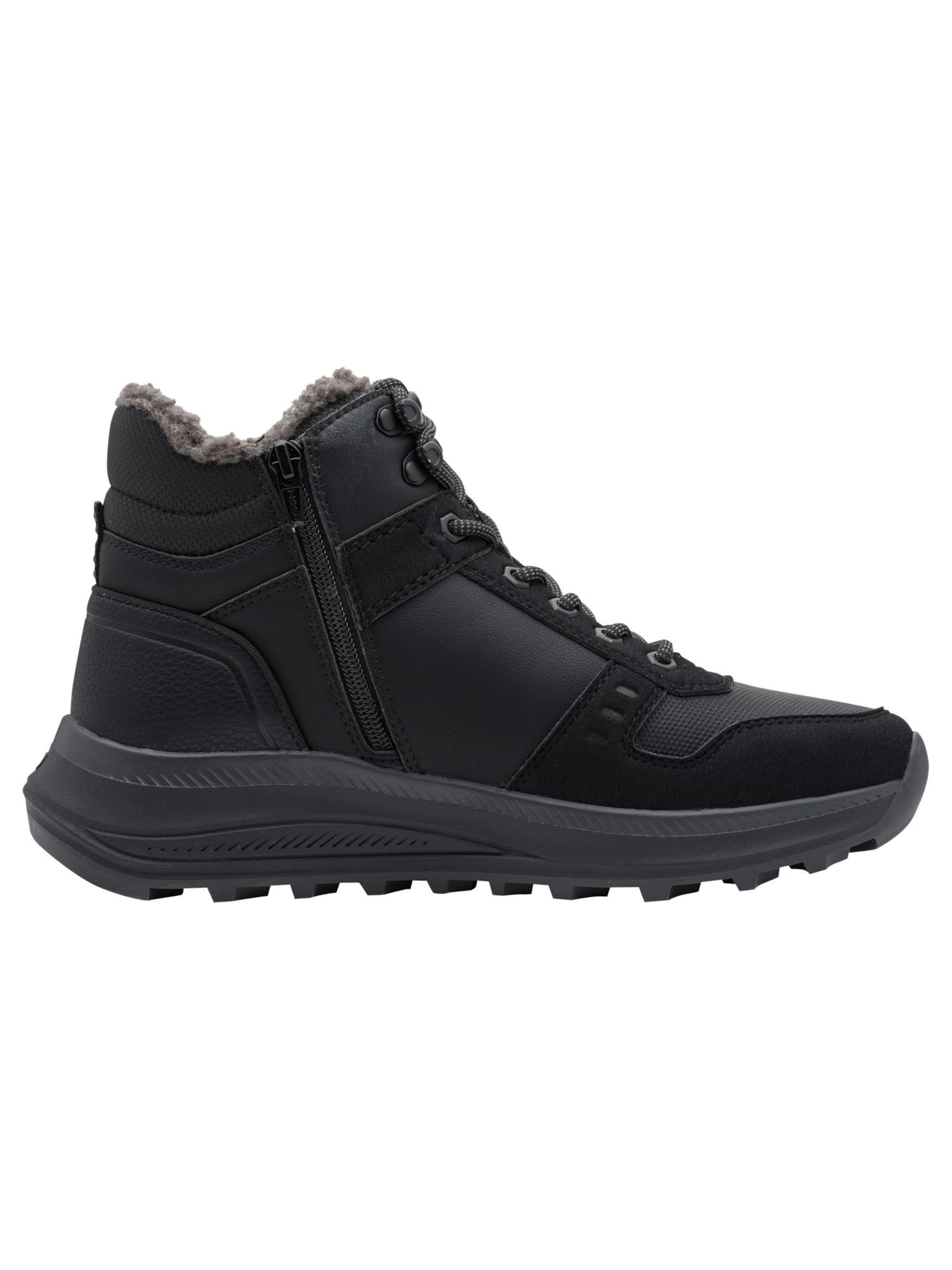 MARCO TOZZI Lace-Up Boots in Black