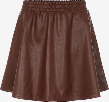 EVOKED Skirt 'Dagmar' in Brown: front