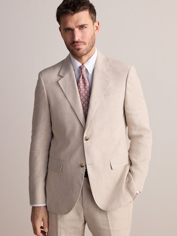 Next Слим Деловой пиджак в Бежевый