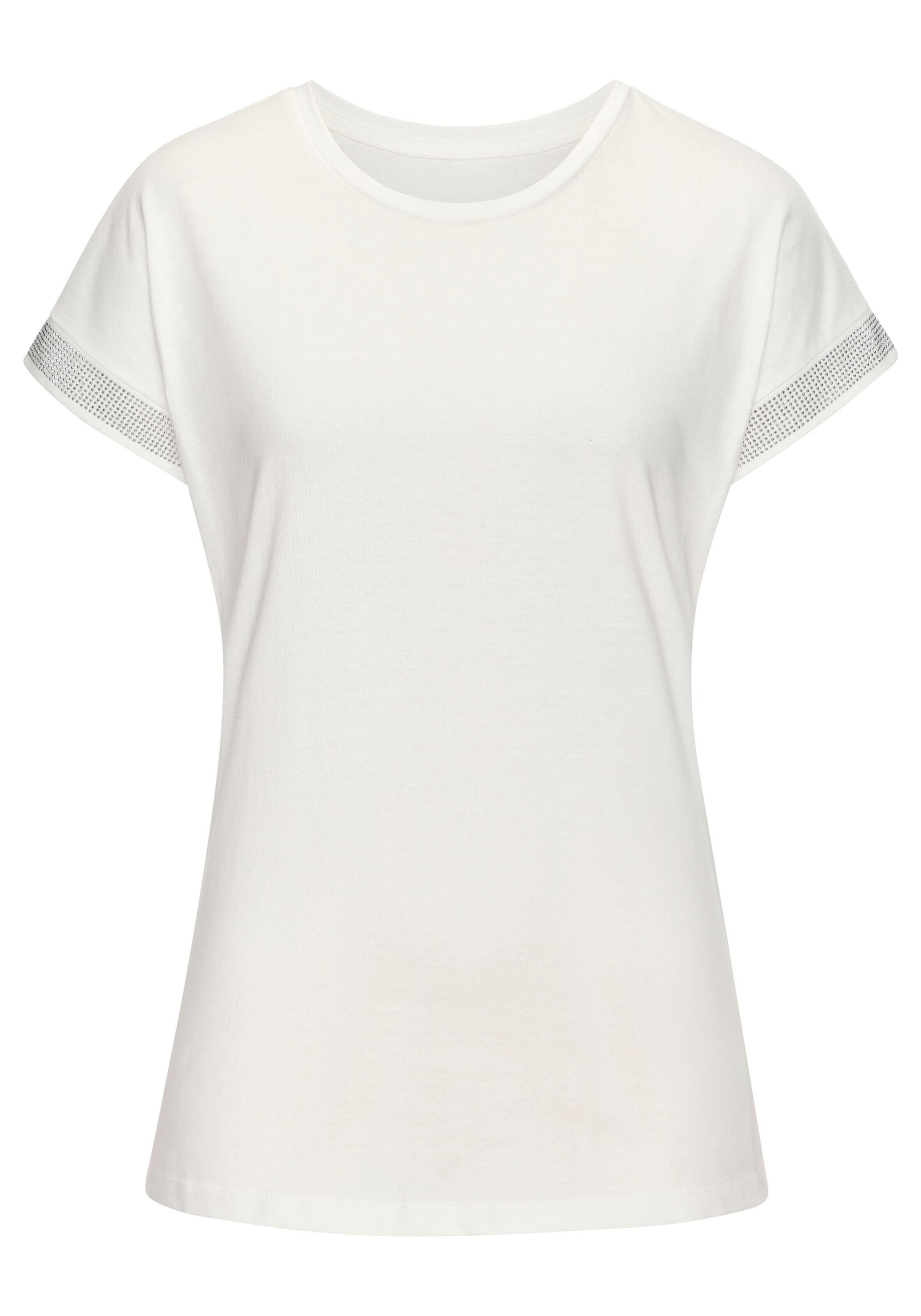 LASCANA Shirt in White: front